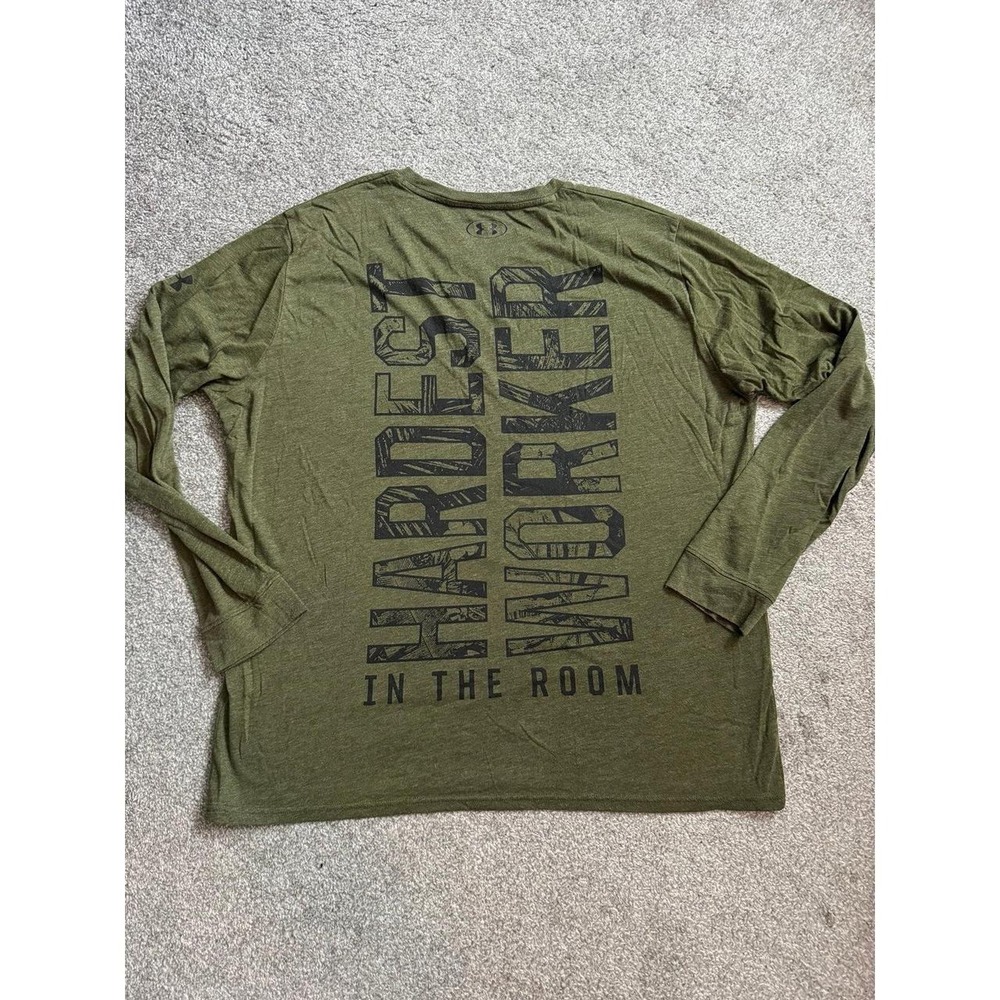 Shirt Long Sleeve Under Armour Project Rock Green